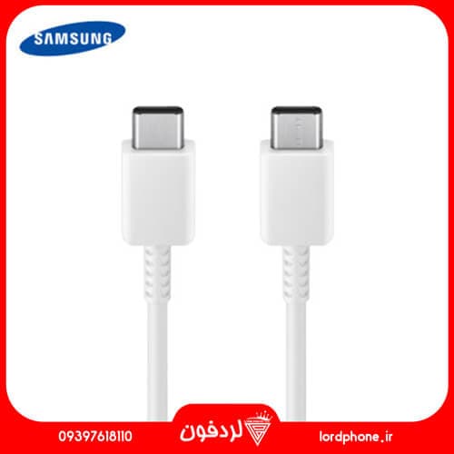 کابل دو سر تایپ سی سامسونگ ۲۵ وات اصل