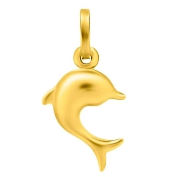 آویز طلا طرح دلفین کد wp1302