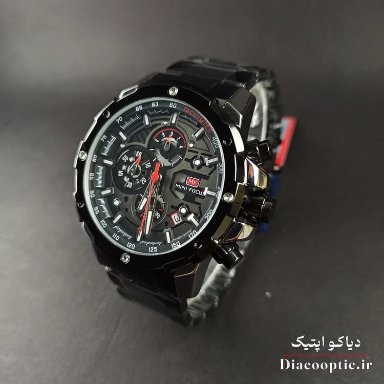 ساعت مچی مردانه اورجینال موتور ژاپنی برند مینی فوکوس سه موتور مدل Mf0401G.01 — تصویر ۴