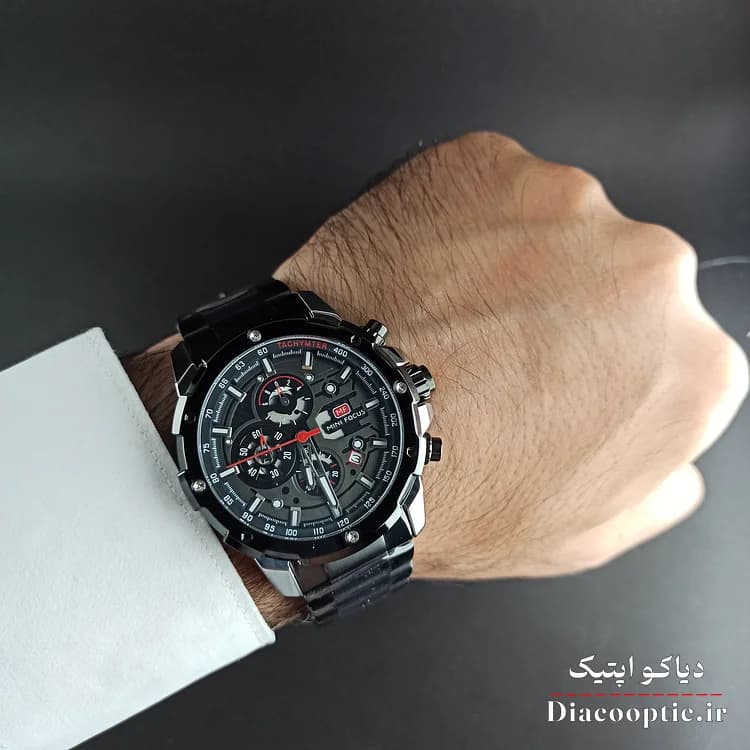 ساعت مچی مردانه اورجینال موتور ژاپنی برند مینی فوکوس سه موتور مدل Mf0401G.01 — تصویر ۹