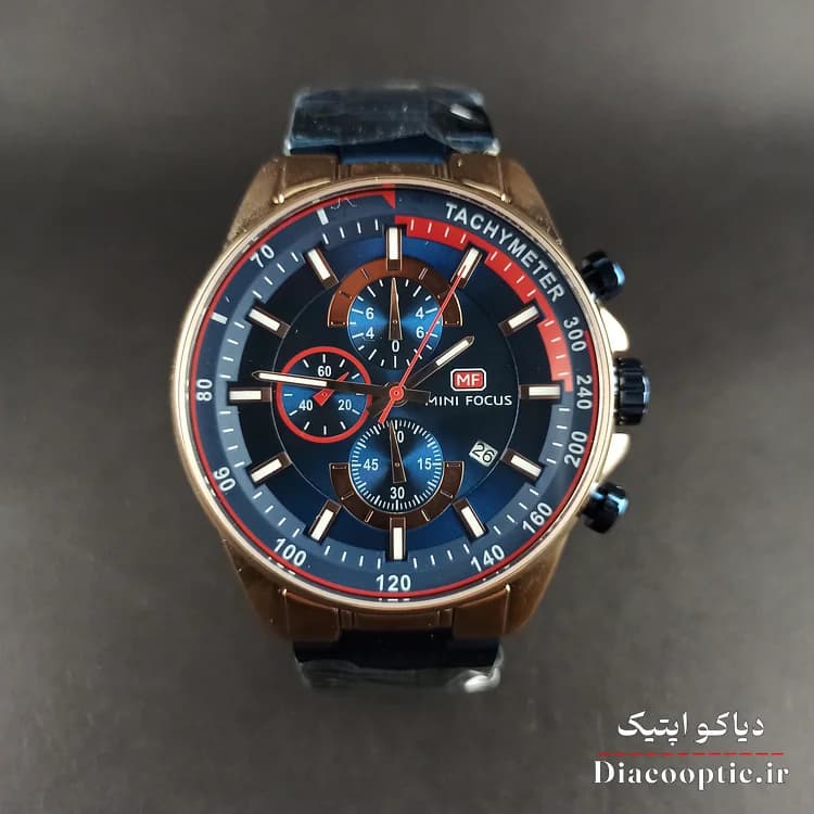 ساعت مچی مردانه اورجینال موتور ژاپنی برند مینی فوکوس سه موتور مدل Mf0218G.01 — تصویر ۱۰
