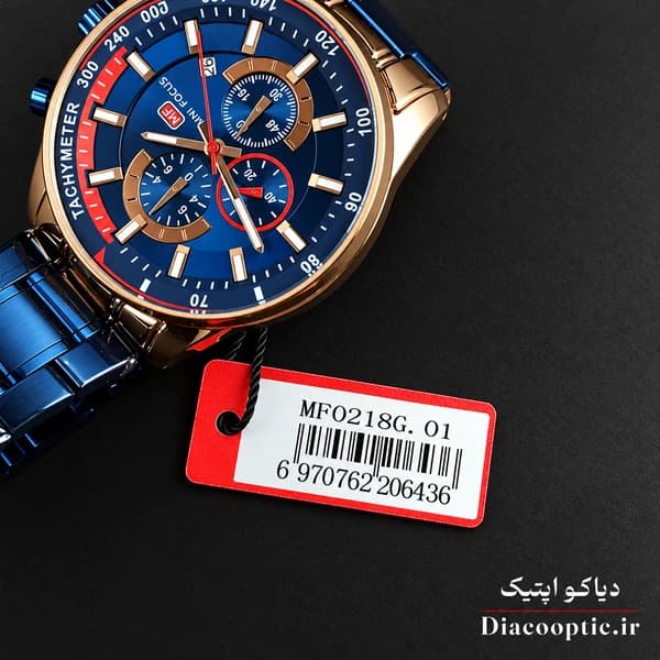ساعت مچی مردانه اورجینال موتور ژاپنی برند مینی فوکوس سه موتور مدل Mf0218G.01 — تصویر ۸