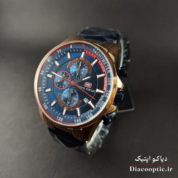 ساعت مچی مردانه اورجینال موتور ژاپنی برند مینی فوکوس سه موتور مدل Mf0218G.01 — تصویر ۱۱