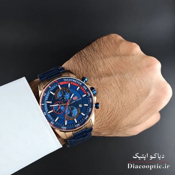ساعت مچی مردانه اورجینال موتور ژاپنی برند مینی فوکوس سه موتور مدل Mf0218G.01 — تصویر ۹