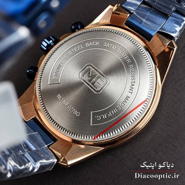 ساعت مچی مردانه اورجینال موتور ژاپنی برند مینی فوکوس سه موتور مدل Mf0218G.01 — تصویر ۷