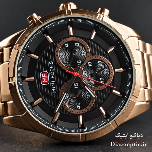 ساعت مچی مردانه اورجینال موتور ژاپنی برند مینی فوکوس سه موتور مدل Mf0170G.04 — تصویر ۵