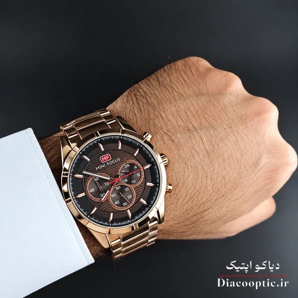 ساعت مچی مردانه اورجینال موتور ژاپنی برند مینی فوکوس سه موتور مدل Mf0170G.04 — تصویر ۸