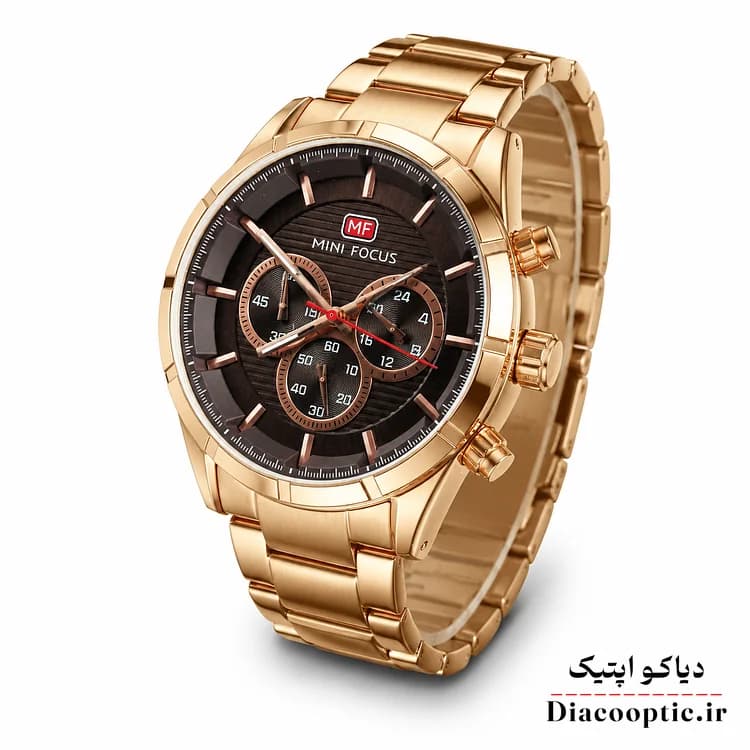 ساعت مچی مردانه اورجینال موتور ژاپنی برند مینی فوکوس سه موتور مدل Mf0170G.04 — تصویر ۲