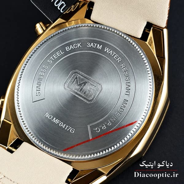 ساعت مچی مردانه اورجینال موتور ژاپنی برند مینی فوکوس سه موتور مدل Mf0417G.07 بند چرم — تصویر ۷