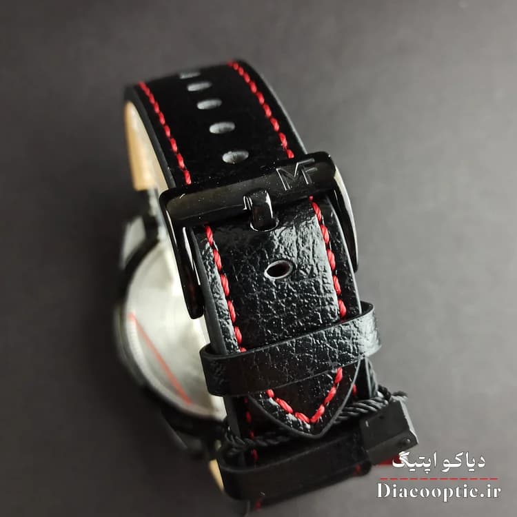 ساعت مچی مردانه اورجینال موتور ژاپنی برند مینی فوکوس سه موتور مدل Mf0161G.04 بند چرم — تصویر ۶