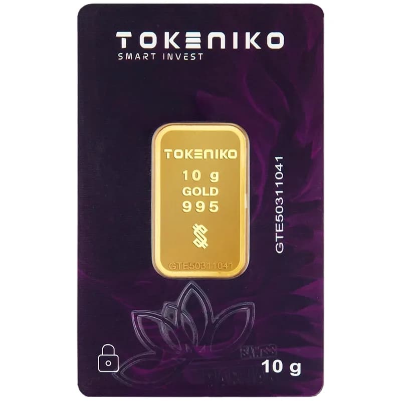 شمش طلا 10 گرم 24 عیار توکنیکو