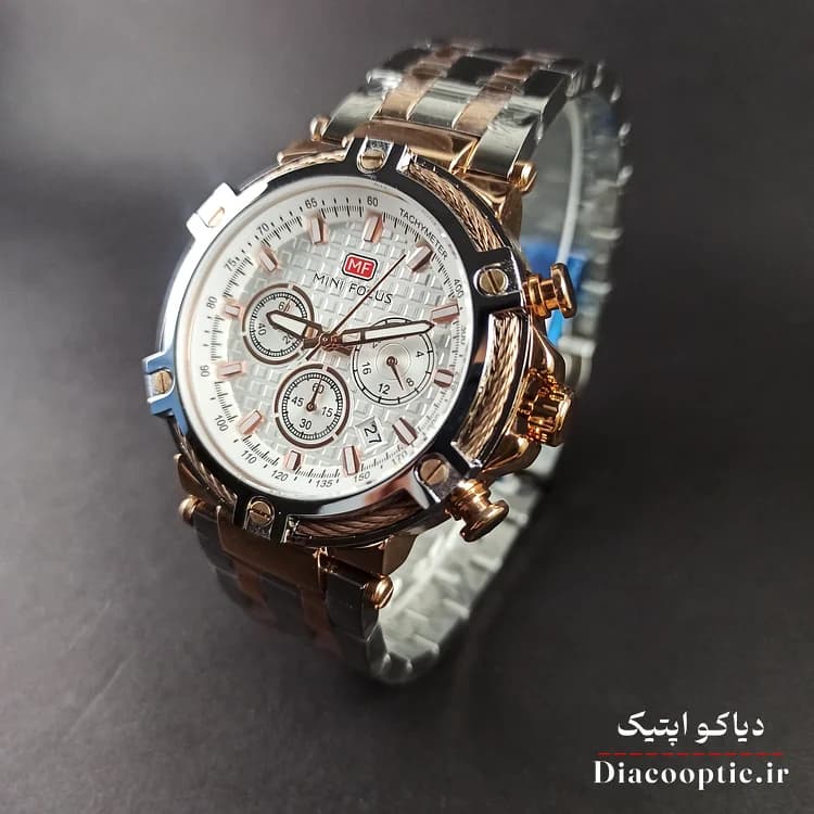 ساعت مچی مردانه اورجینال موتور ژاپنی برند مینی فوکوس سه موتور مدل Mf0470G.02 — تصویر ۱۱