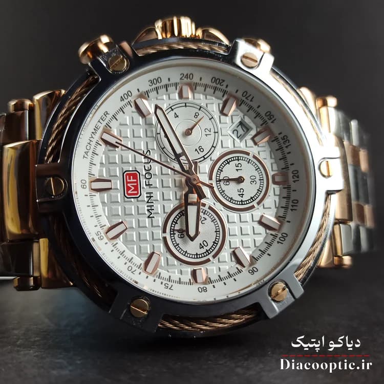 ساعت مچی مردانه اورجینال موتور ژاپنی برند مینی فوکوس سه موتور مدل Mf0470G.02 — تصویر ۱۲