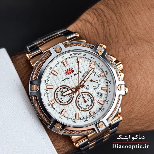 ساعت مچی مردانه اورجینال موتور ژاپنی برند مینی فوکوس سه موتور مدل Mf0470G.02 — تصویر ۹