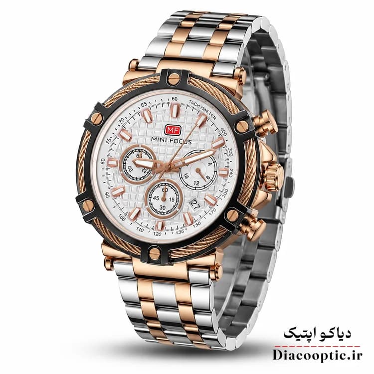 ساعت مچی مردانه اورجینال موتور ژاپنی برند مینی فوکوس سه موتور مدل Mf0470G.02 — تصویر ۲