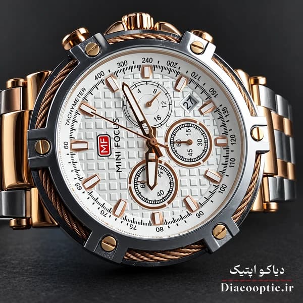 ساعت مچی مردانه اورجینال موتور ژاپنی برند مینی فوکوس سه موتور مدل Mf0470G.02 — تصویر ۵