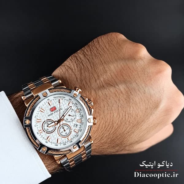 ساعت مچی مردانه اورجینال موتور ژاپنی برند مینی فوکوس سه موتور مدل Mf0470G.02 — تصویر ۸