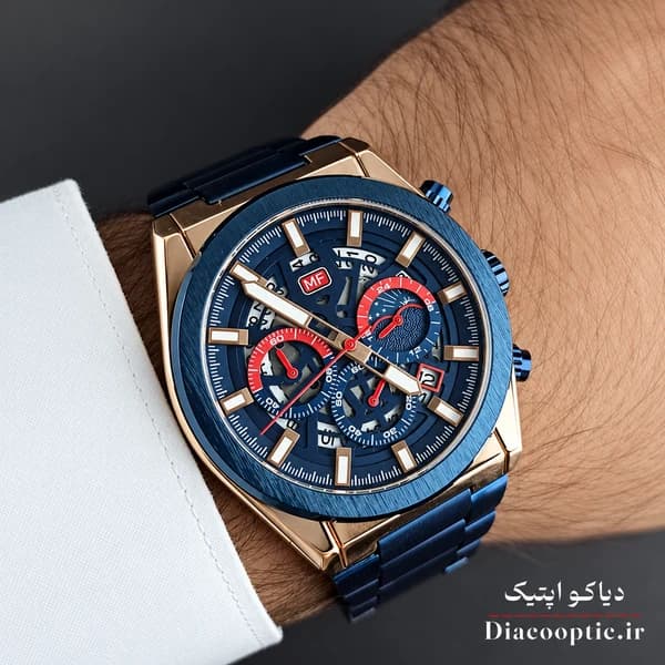 ساعت مچی مردانه اورجینال موتور ژاپنی برند مینی فوکوس سه موتور مدل Mf0339G.02 — تصویر ۹