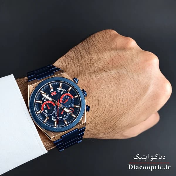 ساعت مچی مردانه اورجینال موتور ژاپنی برند مینی فوکوس سه موتور مدل Mf0339G.02 — تصویر ۸