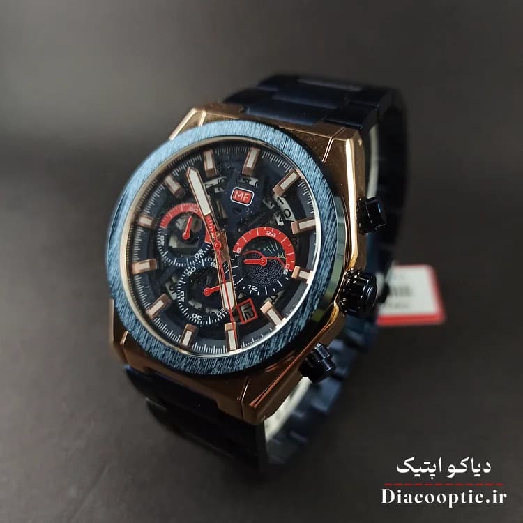 ساعت مچی مردانه اورجینال موتور ژاپنی برند مینی فوکوس سه موتور مدل Mf0339G.02 — تصویر ۱۱