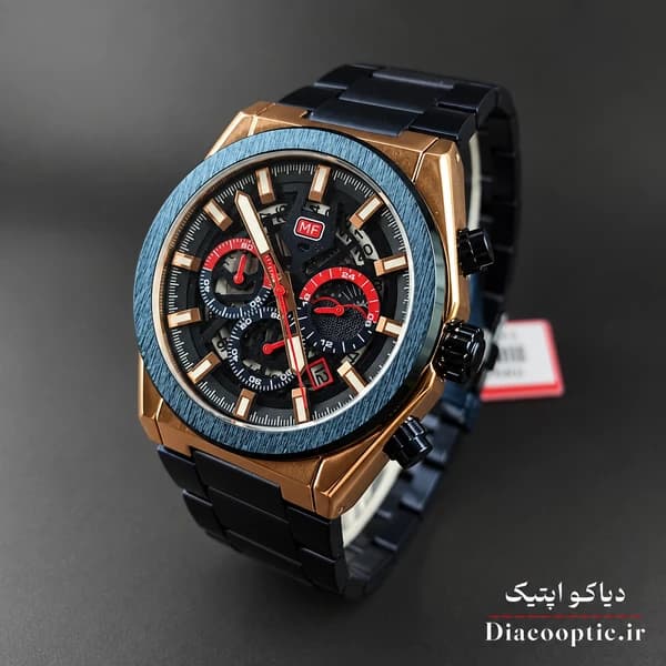 ساعت مچی مردانه اورجینال موتور ژاپنی برند مینی فوکوس سه موتور مدل Mf0339G.02 — تصویر ۴