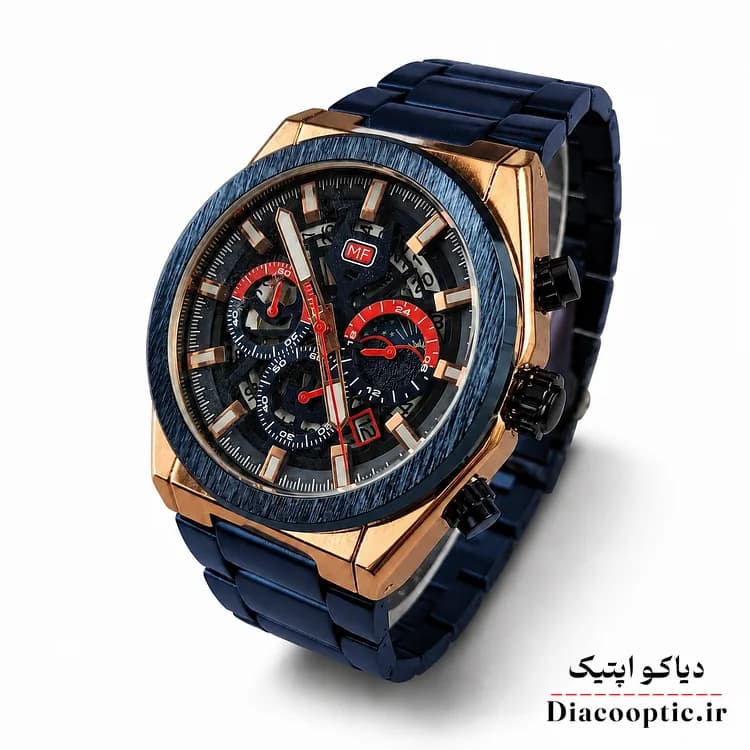 ساعت مچی مردانه اورجینال موتور ژاپنی برند مینی فوکوس سه موتور مدل Mf0339G.02 — تصویر ۲