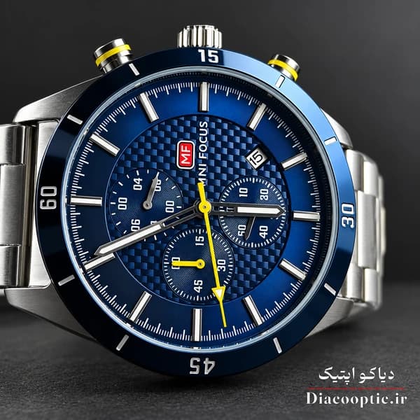ساعت مچی مردانه اورجینال موتور ژاپنی برند مینی فوکوس سه موتور مدل Mf0403G.02 — تصویر ۵