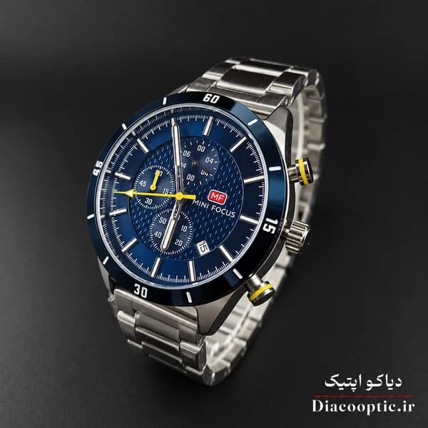 ساعت مچی مردانه اورجینال موتور ژاپنی برند مینی فوکوس سه موتور مدل Mf0403G.02 — تصویر ۴