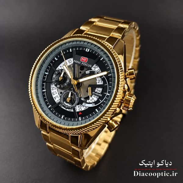 ساعت مچی مردانه اورجینال موتور ژاپنی برند مینی فوکوس سه موتور مدل Mf0490G.04 — تصویر ۴