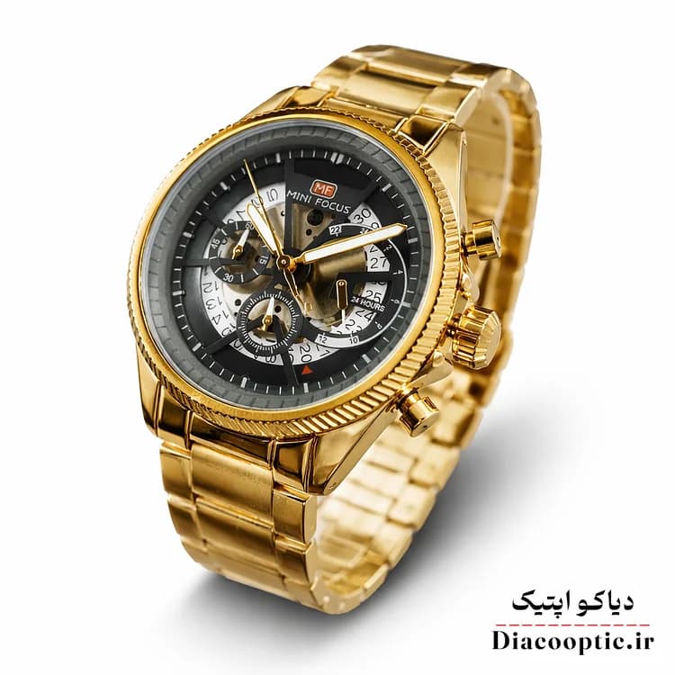 ساعت مچی مردانه اورجینال موتور ژاپنی برند مینی فوکوس سه موتور مدل Mf0490G.04 — تصویر ۲