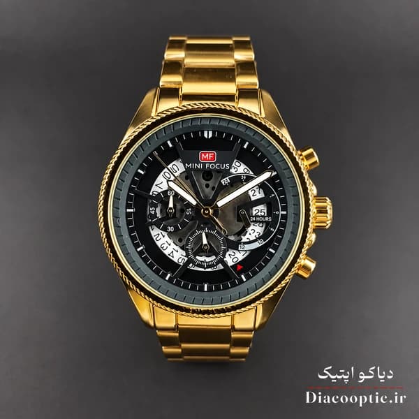 ساعت مچی مردانه اورجینال موتور ژاپنی برند مینی فوکوس سه موتور مدل Mf0490G.04 — تصویر ۳
