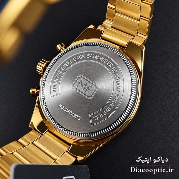ساعت مچی مردانه اورجینال موتور ژاپنی برند مینی فوکوس سه موتور مدل Mf0490G.04 — تصویر ۷