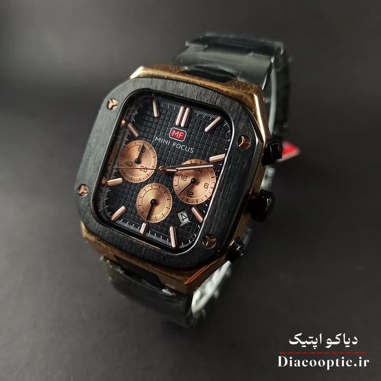 ساعت مچی مردانه اورجینال موتور ژاپنی برند مینی فوکوس سه موتور مدل Mf0414G.04 — تصویر ۴