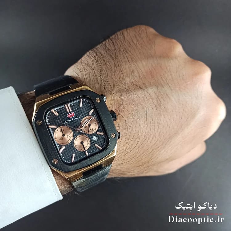 ساعت مچی مردانه اورجینال موتور ژاپنی برند مینی فوکوس سه موتور مدل Mf0414G.04 — تصویر ۸