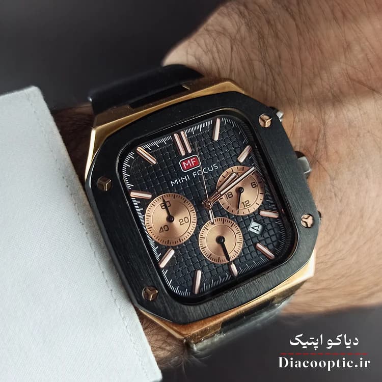ساعت مچی مردانه اورجینال موتور ژاپنی برند مینی فوکوس سه موتور مدل Mf0414G.04 — تصویر ۹