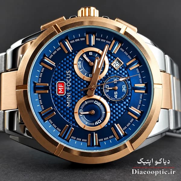 ساعت مچی مردانه اورجینال موتور ژاپنی برند مینی فوکوس سه موتور مدل Mf0495G.05 — تصویر ۵