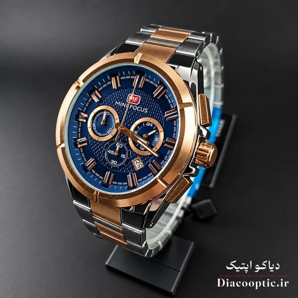 ساعت مچی مردانه اورجینال موتور ژاپنی برند مینی فوکوس سه موتور مدل Mf0495G.05 — تصویر ۴