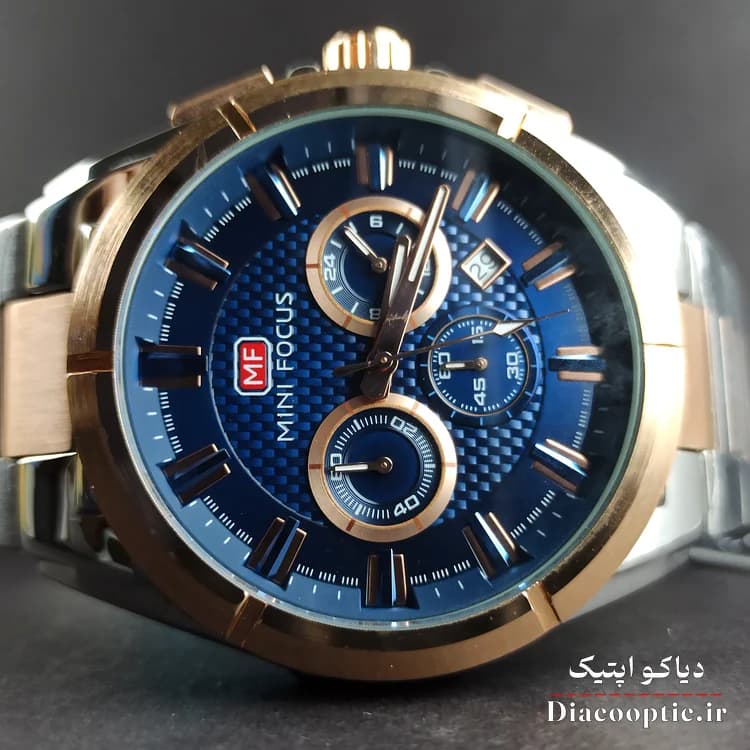 ساعت مچی مردانه اورجینال موتور ژاپنی برند مینی فوکوس سه موتور مدل Mf0495G.05 — تصویر ۱۲