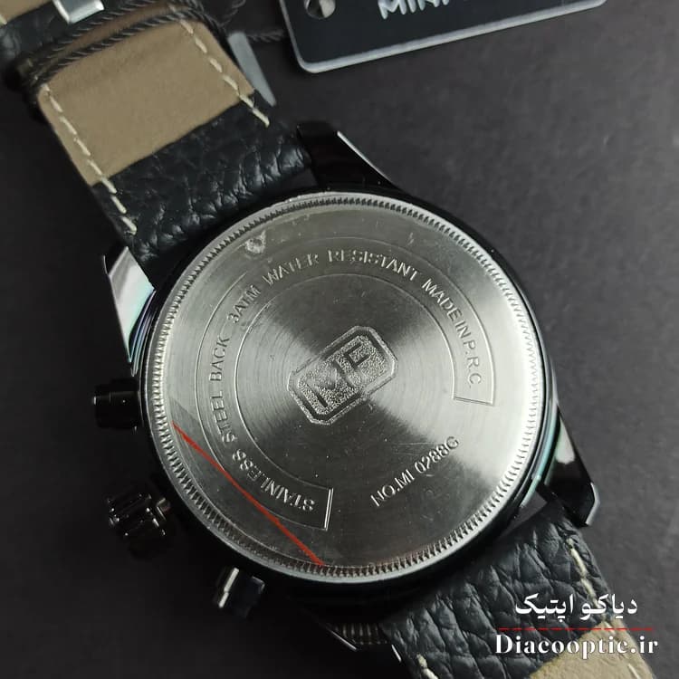 ساعت مچی مردانه اورجینال موتور ژاپنی برند مینی فوکوس سه موتور مدل Mf0288G.04 بند چرم — تصویر ۷