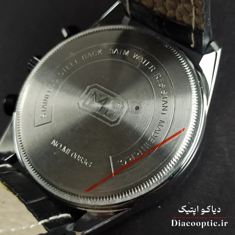 ساعت مچی مردانه اورجینال موتور ژاپنی برند مینی فوکوس سه موتور مدل Mf0083G.01 بند چرم — تصویر ۷