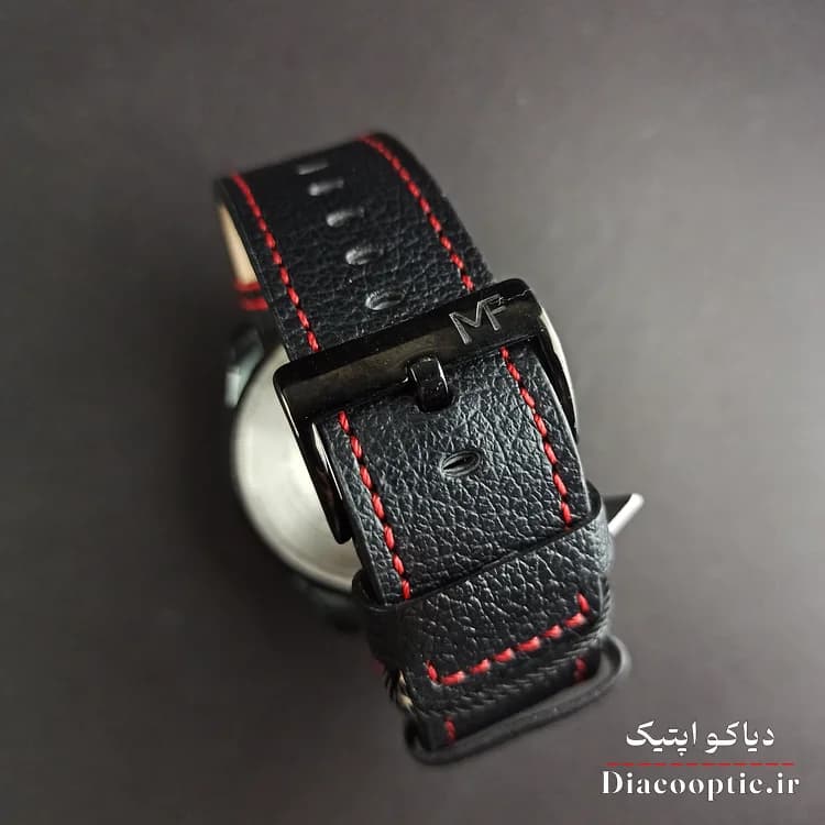 ساعت مچی مردانه اورجینال موتور ژاپنی برند مینی فوکوس سه موتور مدل Mf0068G.05 بند چرم — تصویر ۵