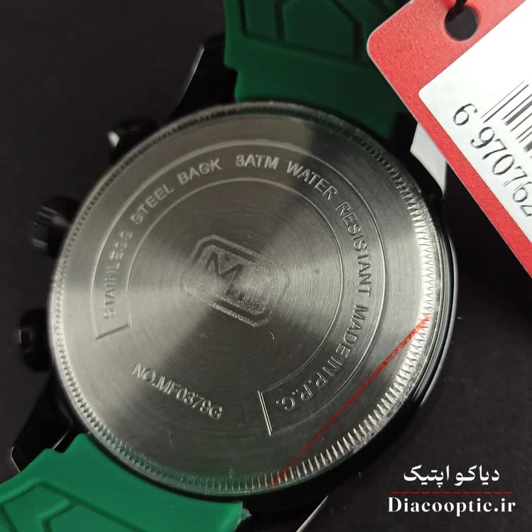 ساعت مچی مردانه اورجینال موتور ژاپنی برند مینی فوکوس سه موتور مدل Mf0379G.05 بند رابر — تصویر ۷