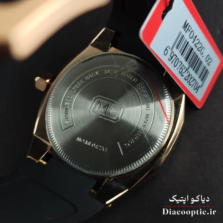 ساعت مچی مردانه اورجینال موتور ژاپنی برند مینی فوکوس سه موتور مدل Mf0422G.01 بند رابر — تصویر ۷