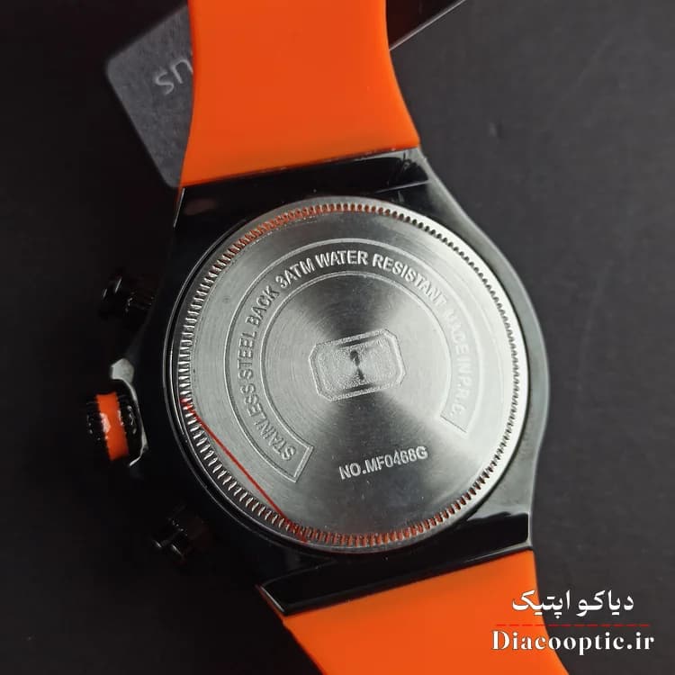 ساعت مچی مردانه اورجینال موتور ژاپنی برند مینی فوکوس سه موتور مدل Mf0468G.02 بند رابر — تصویر ۷