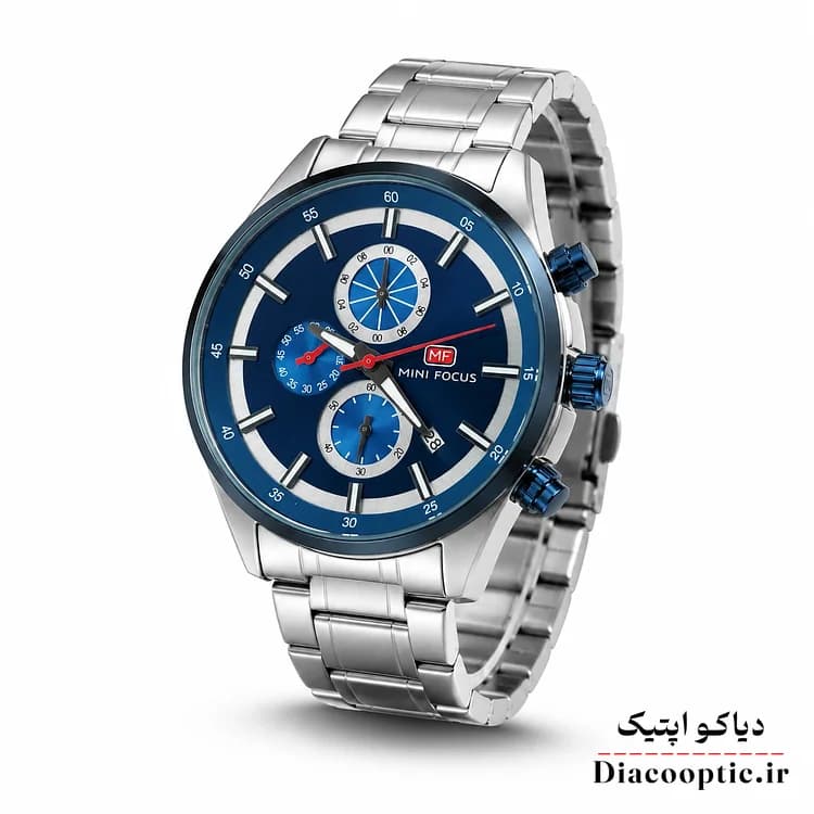 ساعت مچی مردانه اورجینال موتور ژاپنی برند مینی فوکوس سه موتور مدل Mf0081G.03 — تصویر ۲