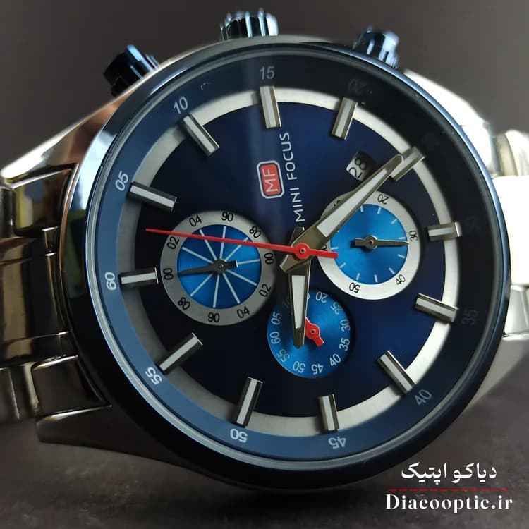 ساعت مچی مردانه اورجینال موتور ژاپنی برند مینی فوکوس سه موتور مدل Mf0081G.03 — تصویر ۵