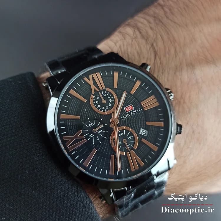 ساعت مچی مردانه اورجینال موتور ژاپنی برند مینی فوکوس سه موتور مدل Mf0219G.04 — تصویر ۹