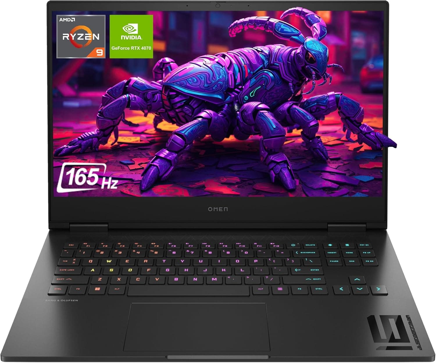 لپ تاپ گیمینگ اچ پی اومن HP OMEN 16 Gaming OPEN BOX | RYZEN 5 7640 HS | 16 DDR5 | 1TR SSD | 6GB NVIDIA GEFORCE RTX 4050 & NPU COMPUTE | 16 FHD 165 Hz
