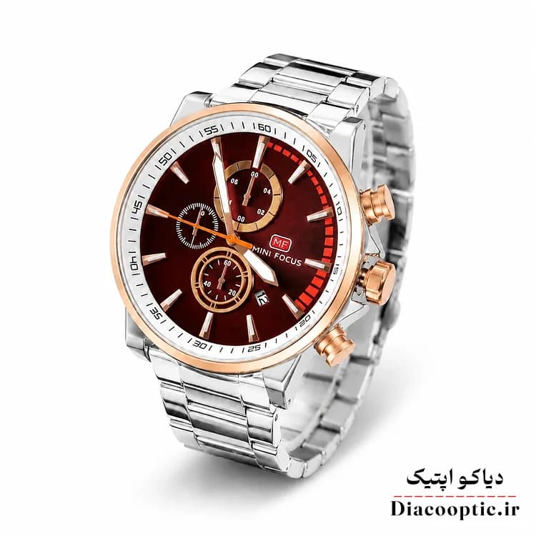 ساعت مچی مردانه اورجینال موتور ژاپنی برند مینی فوکوس سه موتور مدل Mf0085G.02 — تصویر ۱۰