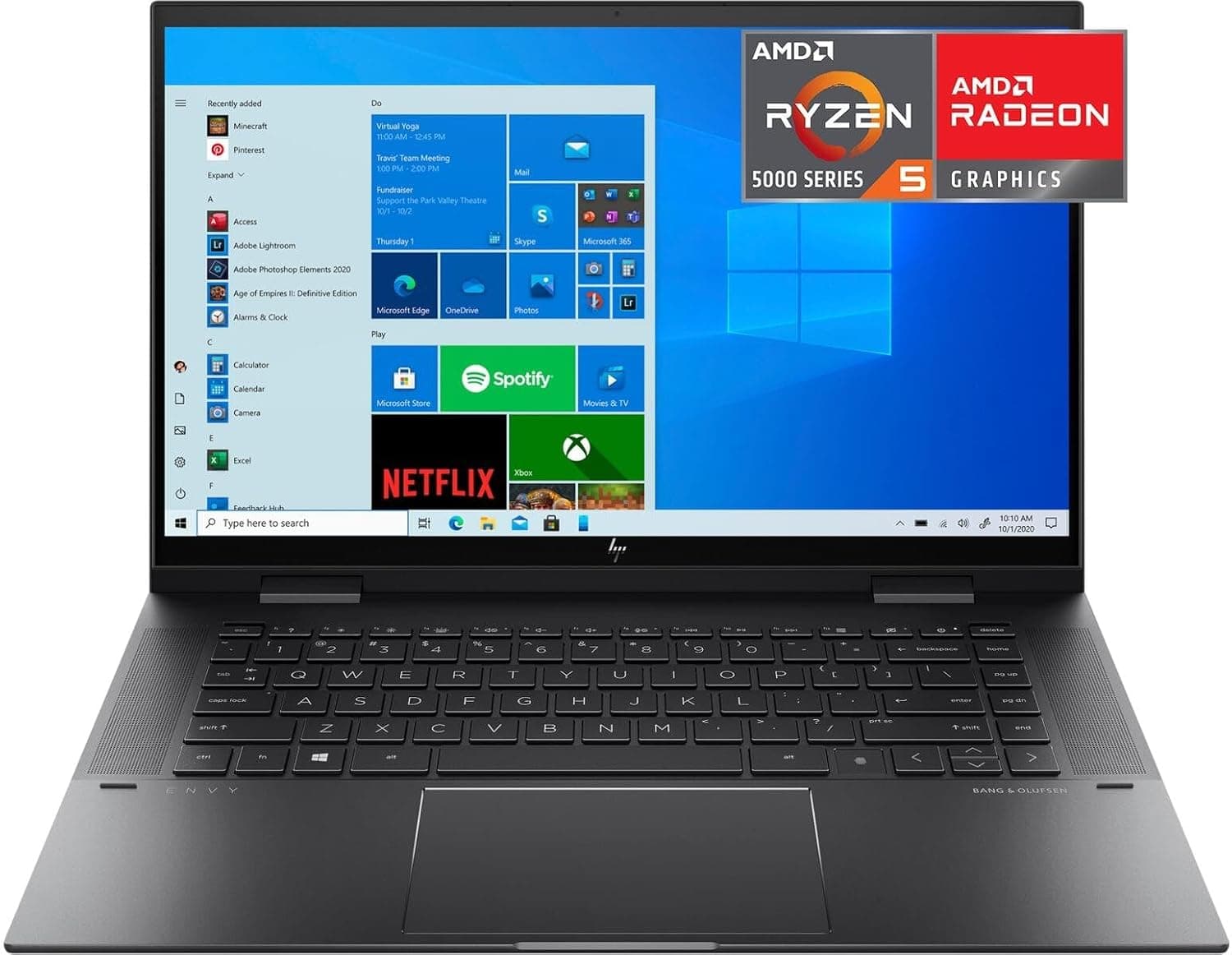 لپ تاپ اپن باکس صفحه لمسی اچ پی HP ENVY CONVERTIBLE 13 X360 TOUCH OPEN BOX | RYZEN 5 5600 U | 8GB DDR4 | 512GB SSD | 512 MB AMD RADEON | 13 FHD Touch